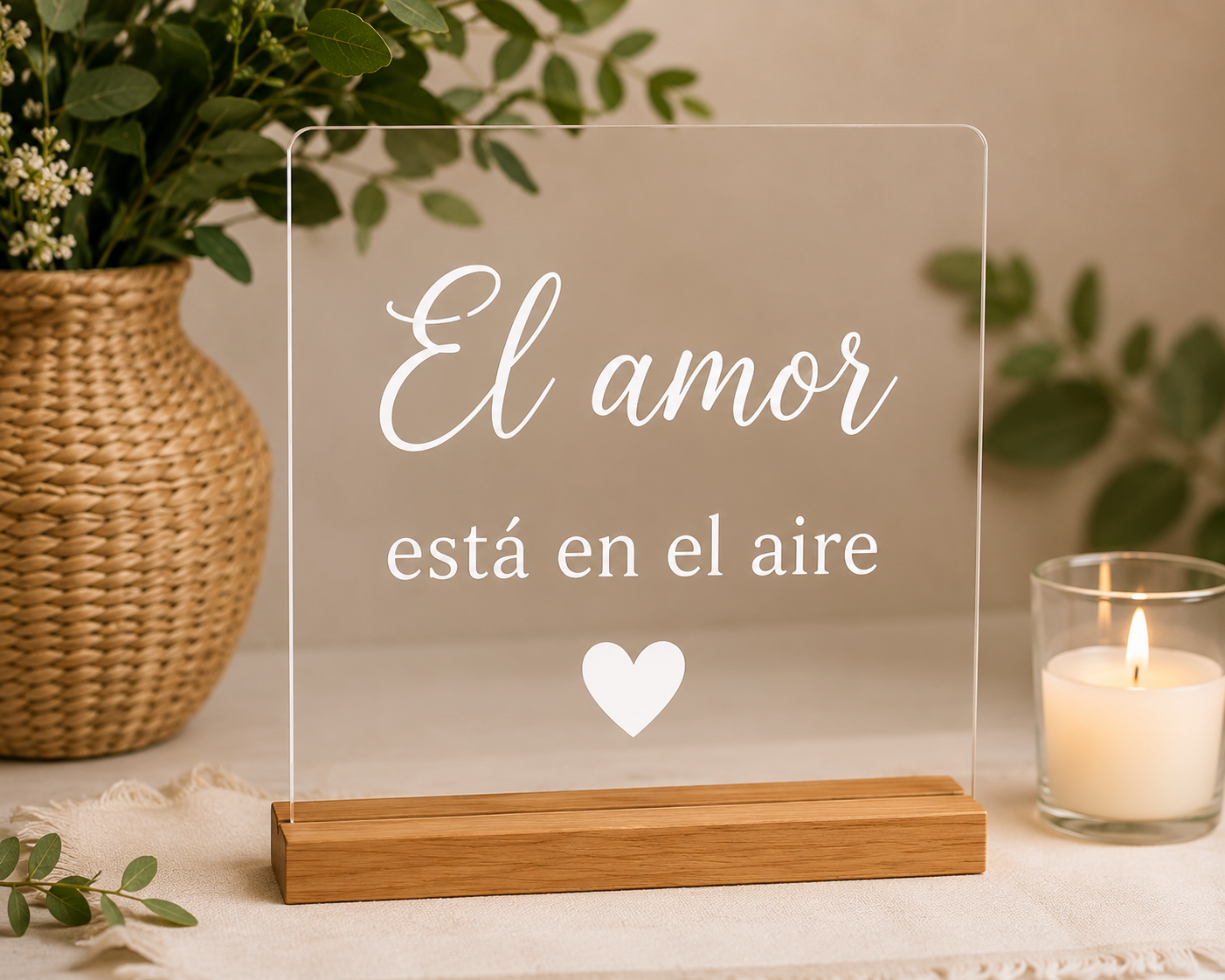 Cartel el Amor está en el Aire