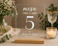 Números de Mesa Personalizados