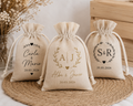 Saquito Personalizado para Detalles de Boda 15 x 20 cm