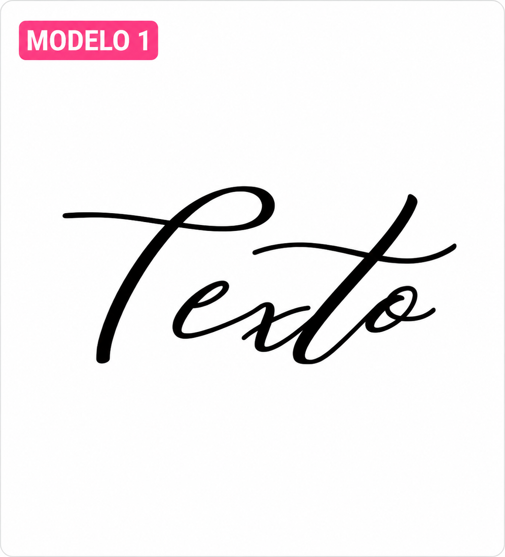 Vinilo de Texto Personalizado