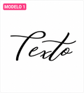 Vinilo de Texto Personalizado