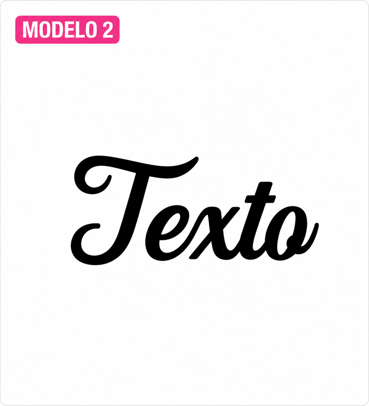 Vinilo de Texto Personalizado