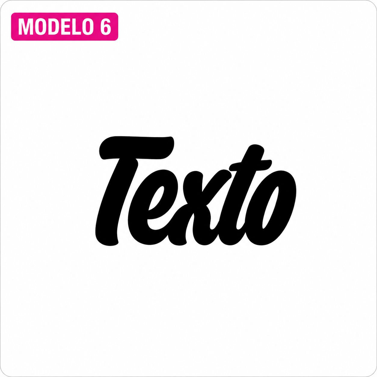 Vinilo de Texto Personalizado